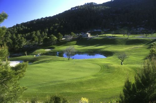 Golfplatz Andratx Wasserhindernis 201