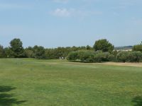Golf de Poniente Landschaft Rasenfläche mit viel Grün und Natur
