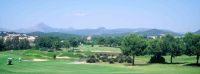 Landschaft      eins Golfplatzes