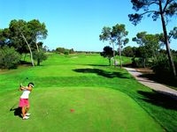 Golf Marriotts Son Antem Abschlag mit Person