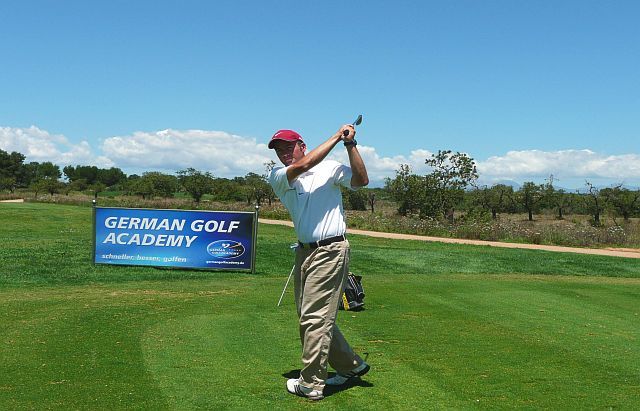 Aufwärmen beim Golf