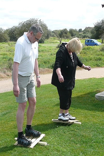 Kinästhetisches Golftraining - Bewegungstraining im Golf - Gleichgewicht