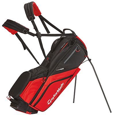Golfausstattung und Golfausrüstung - Golfbag mit Ständer
