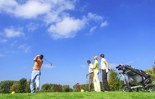 Golfkurse für Einsteiger und Anfänger Abschlag