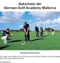 Golfkurs - Gutschein zum Verschenken