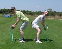 Kinästhetisches Golftraining - Training des Gleichgewichtes