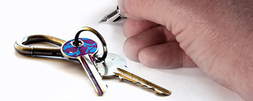 Vermietungen - Schlüssel einer Wohnung