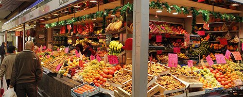 Wochenmarkt Gemüsestand Mallorca
