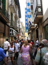 Shoppen in der Altstadt Palma de Mallorca´s
