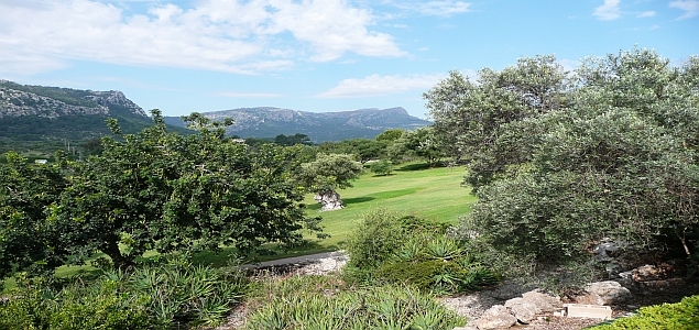 Golf Pollensa gebirgiges Terrain