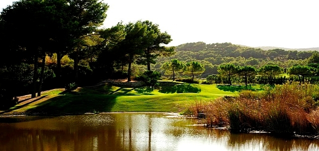 Golfplatz Arabella Golf Son Muntaner  Wasserhinderniss