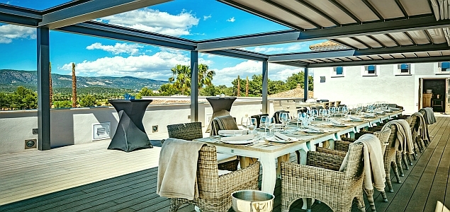 Golfplatz T Golf & Country Club Poniente Terrasse